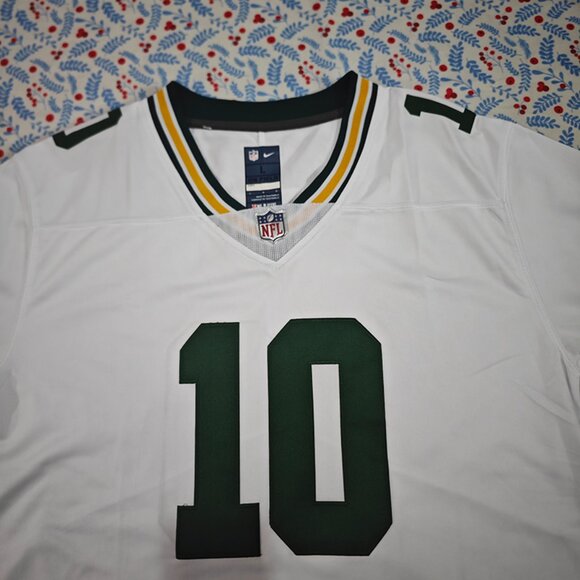 Green Bay Packers Jordan Love game White Jersey No. 10 - Picture 2 of 6